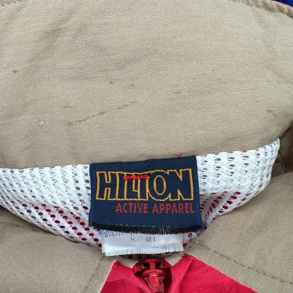 Vintage Folgers Windbreaker Jacket Hilton Active Apparel Size Med‎